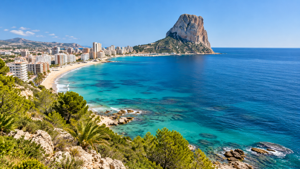 Vista de Calpe y el peñón de Ifach en la Costa Blanca — JN Select Properties